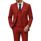 Men Suits For Wedding 3 Pieces 2 Set Elegant Slim Fit Jackets Pants Blazers Formal Outfit Fashion Business Classic 2026 Costume