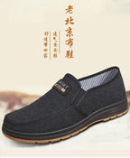 Hot selling men's sports shoes for spring and summer 2024, casual old Beijing walking shoes, breathable men's cloth shoes