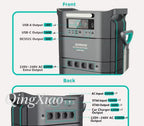 Portable Power Station With Lifepo4 Battery Large Capacity Solar Generator For Home Backup Outdoor Camping And Emergency Use