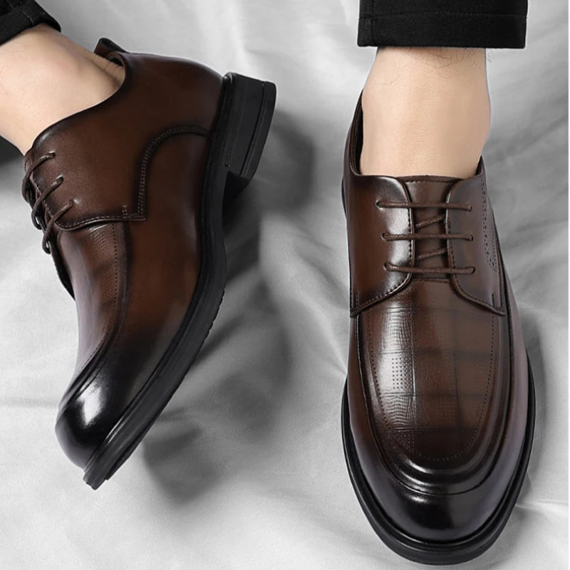 Business Formal British Style Casual Commuting Style Commuting Shoes Wedding Groom Shoes Leather Shoes Men's Four Seasons