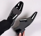 Dress Shoes Man Casual Business Pointed Toe Social Shoe for Men Breathable In Summer Leather Luxury Designer Clothing Low Price