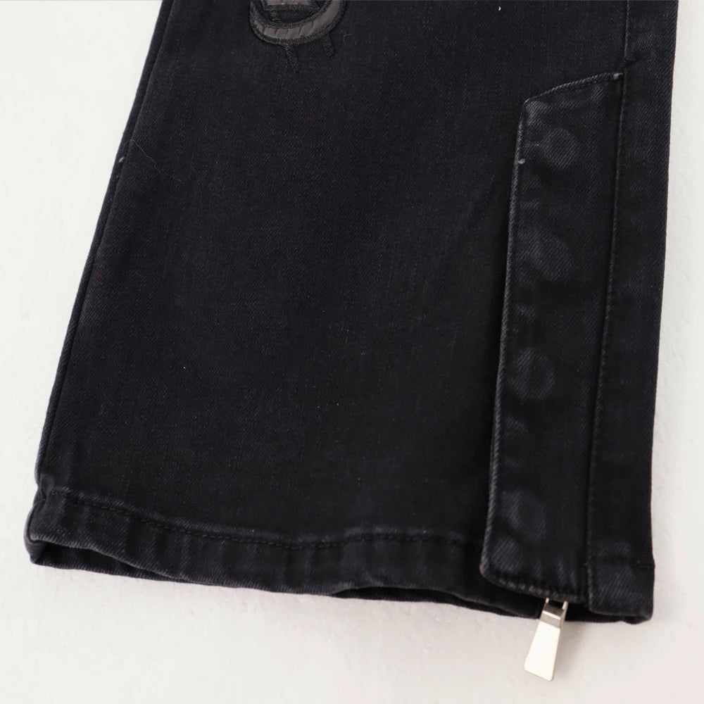 Y2k Baggy Denim Embroidered Jeans Hiphop Rock Revivals Jeans Street Style Sand Wash Distressed Streetwear Clothing Jeans for Men