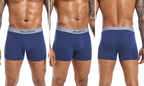 5pcs Men's Panties Cotton Boxer Briefs Letter Elastic Band Men Underpants Classic Solid Color Boxers Underwear For Man BONITOS