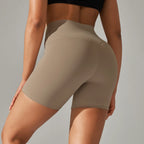 Seamless Yoga Shorts Women Fitness Shorts Running Cycling Shorts Breathable Sports Leggings High Waist Workout Gym Shorts