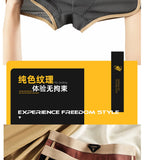 3PCS/Pack Fashion Ice Silk Knitted Plaid Boxers Breathable Comfort Mesh Crotch Underpants Super Soft High Elastic Men's Panties
