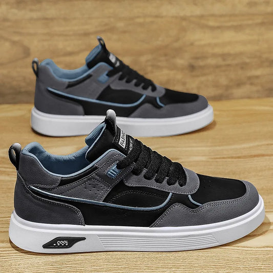 Shoes For Man Casual Sneaker Mens Leather Comfortable Walking  Daily Wear Breathable Light Long Lasting Versatile