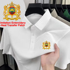 Morocco Coat Of Arms Print Polo Shirts Male Basic Short Sleeve Tops Summer Comfortable Lapel T-Shirt Casual Sporty Mens Clothes