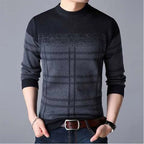 Autumn Winter KPOP Fashion Harajuku Sweater Man All Match Thick Knitting Tops Men Loose Casual Long Sleeve Pullover Y2K T-shirts