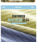 3PCS/Pack 100% Cotton Solid Striped Men's Boxer Sexy Breathable Mesh U Crotch Underwear High Elastic Widen Waistband Underpants