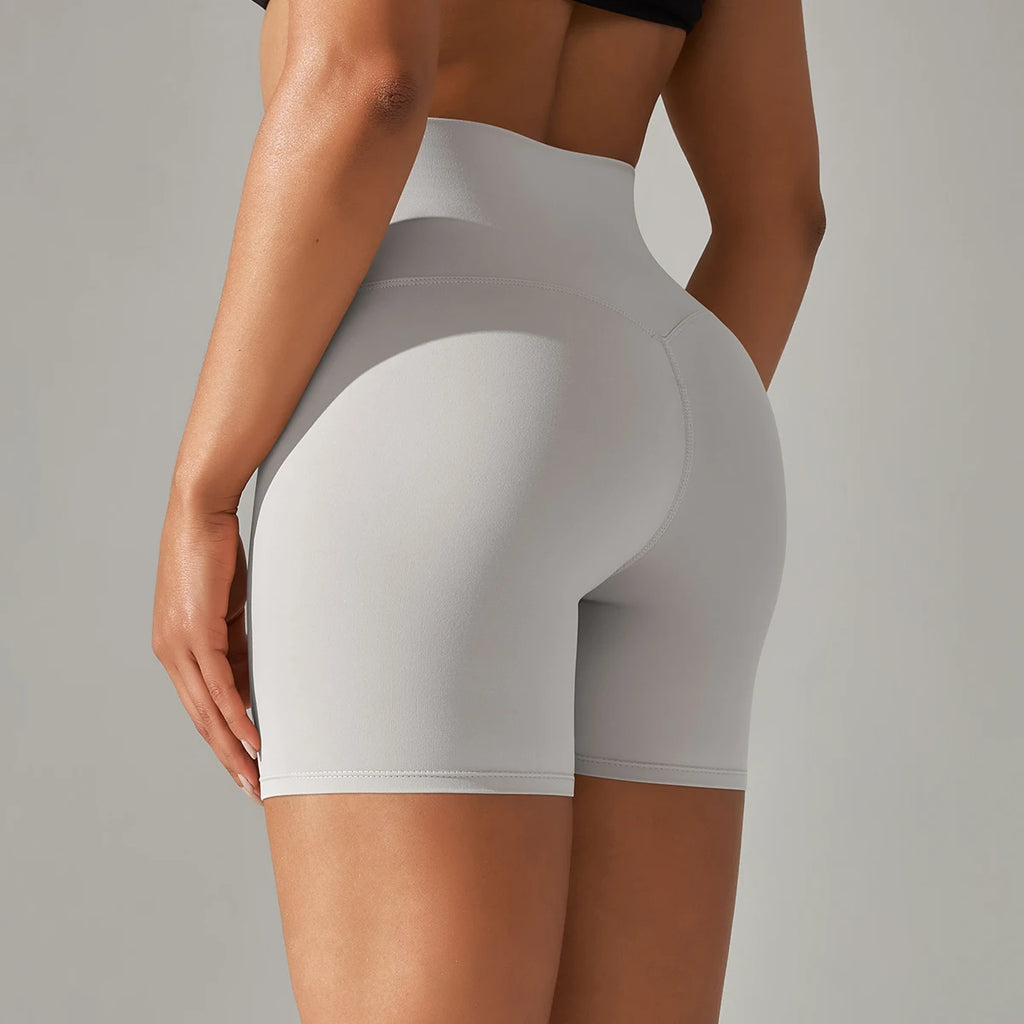 Seamless Yoga Shorts Women Fitness Shorts Running Cycling Shorts Breathable Sports Leggings High Waist Workout Gym Shorts