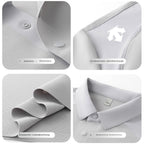 men's new summer brand short sleeves seamless polo shirt lapel printing high quality patchwork t-shirt leisure sports men's wear