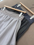 Fashionable versatile elegant women's mid length skirt