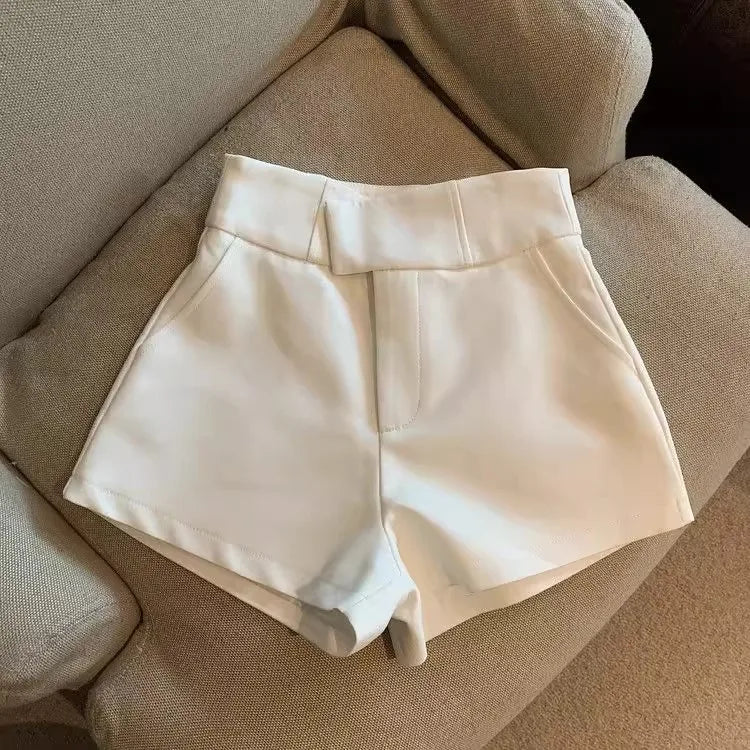 Women Sexy Shorts Mooyufon Black Shorts Women Harajuku Elegance High Waisted Shorts A Line Slim Casual Hot Girl Straight Pants