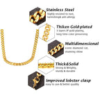 Vnox 3-7mm Cuban Chain Necklaces for Men Women, Stainless Steel Miami Curb Links Chain, Basic Cool Boy Collar