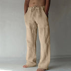 ropa hombre baggy pants Men's Cotton Linen Casual Pants Breathable Trousers Fitness Streetwear Clothing Jogging Autumn Summer