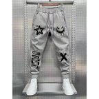 Men'S Trendy Printed Casual Fashion Pants Suitable For Outdoor Dates, Shopping, And Sports
