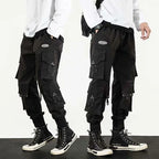 Trendy Streetwear Quick Dry Ice Silk Pants Men Classic Cargo Pants Man Summer Thin New Style Straight Leg Versatile Casual Pants