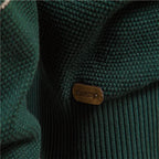Men's Trendy Slim-Fit Crew Neck Striped Sweater - Autumn & Winter European Size, Retro Long-Sleeve, Branded Knit Top