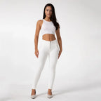 Shascullfites Women's Workout Leggings Bum Lifting Active Tights Fitness Skins Spring Skinnier Leggings