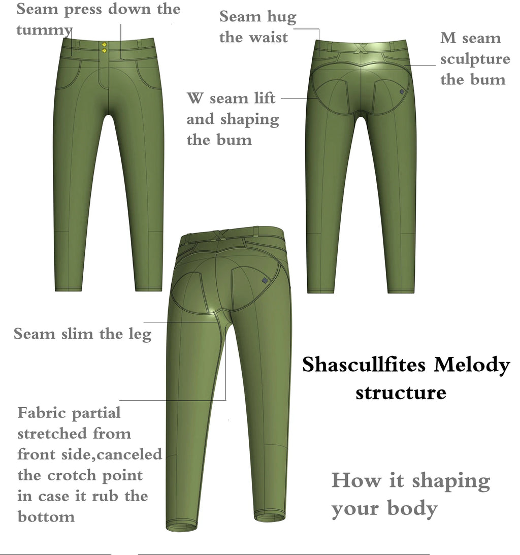 Shascullfites Melody High Waist Jeans For Women Slim Stretch Denim Jeans Bodycon Push Up Butt Liftins Gray Skinny Jeans