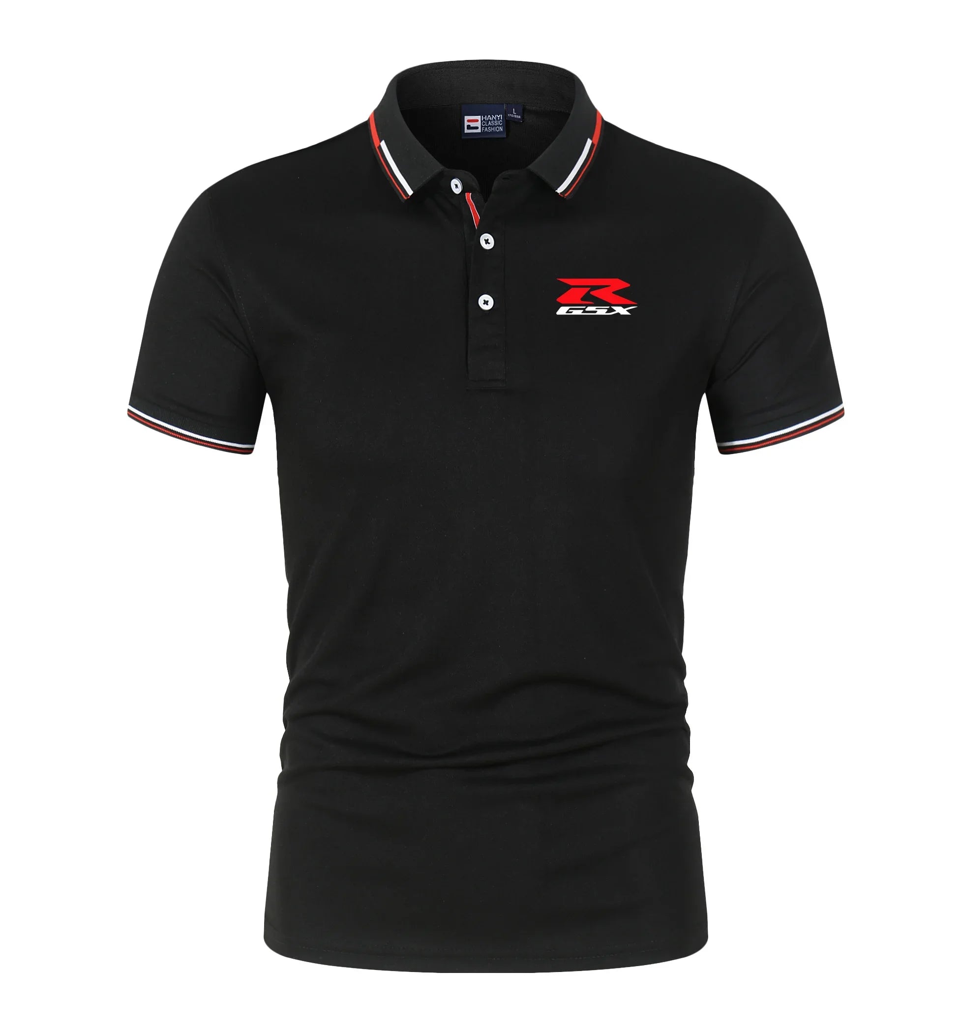 Men'S Summer Casual Breathable Comfortable Polo Shirt Solid Color High Quality Short Sleeve T-Shirt For GSXR GSX-R