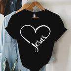Unisex Fashion Clothing Jesus T Shirts Faith T Shirts God T Shirts Christian Shirts Gifts for Christians Women's Shirt