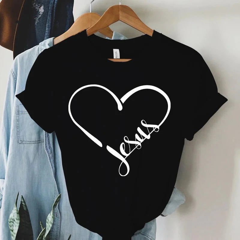 Unisex Fashion Clothing Jesus T Shirts Faith T Shirts God T Shirts Christian Shirts Gifts for Christians Women's Shirt