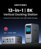 Vention Smart Screen 13 in 1 8K@30Hz USB C MST Docking Station Hub Triple Monito USB 3.2 10Gbps for MacBook Pro Windows Laptop