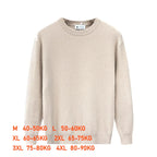 Korean Style Men's Sweater Vertical Stripes Round Neck Pullovers High Quality Inner Soft Knitted Fashion Versatile Undershirt