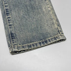 Trendy Edgy And Stylish Men's Jeans With Patchwork Embroidery And Prints Loose-fitting Straight Leg