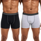 4pcs/pack Boxer Briefs Men's Panties Letter Man Underwear Solid Color Cotton Men Underpants Sexy Undrewear Shorts BONITOS Brand