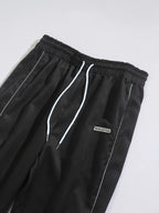 Men's Casual Sweatpants Solid Color Sports Pants Summer Autumn Lightweight Cargo Trousers High Street Loose Straight Trousers