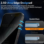 5 Pack HD/Privacy Screen Protector for IPhone 17 Pro Max Air 17e 16e 11 12 13 14 15 16 Pro,Tempered Glass,Dust-Free Easy Install