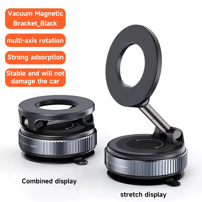 For Magsafe Phone Holder Vacuum Magnetic Car Holder For iPhone 17 Pro Max 16 Smartphone Stand Desktop Bracket Dashboard Holder