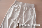 2025 Summer New Style Lightweight Breathable Smooth and Loose Straight Sweatpants Draped and Elastic Home Men's Casual Pants