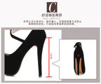 Summer New European American Fashion Cross Ankle Strap High Heels For Women Night Club Party Dress Shoes Comfortable Elegant