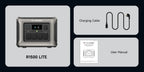 LiFePO4 Portable Power Station 1440Wh 1500W, 10-Year Lifespan Solar Generator w/ Pure Sine Wave AC for Home Backup RV Camping