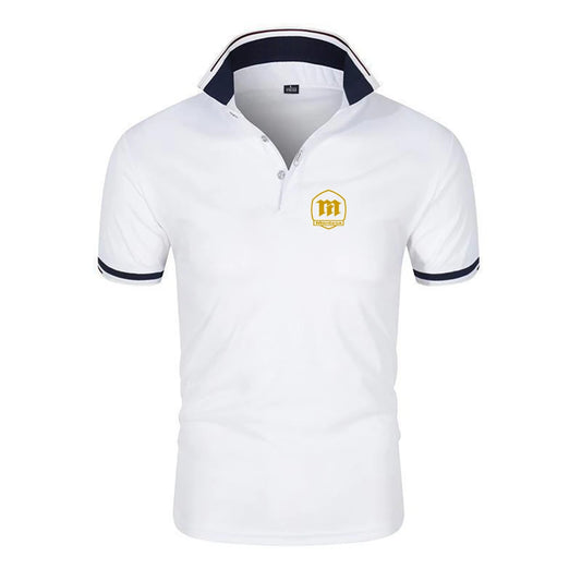 Montesa Espana Motorcycles 2025 Summer New Men's Casual Short Sleeved T-shirt Sports Button Design Lapel Collar Polo Shirt