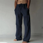 ropa hombre baggy pants Men's Cotton Linen Casual Pants Breathable Trousers Fitness Streetwear Clothing Jogging Autumn Summer