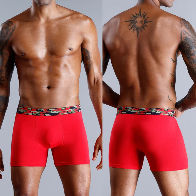 5pcs Boxer Shorts Men Sexy Underwear for Men Cotton Boxers for Man Men's Panties Custom Underpants Male Calecon