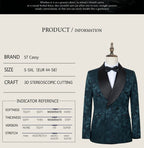luxury 2-piece suit set men's party outfit high-end double breasted business casual suit groom's wedding dress shawl collar