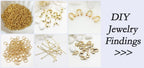 14K Gold Plated Brass Flower Tassel Pendant For Earrings Accessories,Flower Charms Pendant For DIY Jewelry Making Supplies