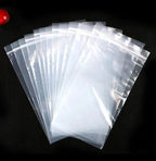 100Pcs/Bag Transparent Mobile Phone Dust Bag Zipper Self Lock Waterproof Phone Pouch Cover for iPhone 15/14/13 Pro MAX Samsung
