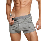 SEOBEAN Cotton Men's Boxer Shorts Loungewear Underwear Loose Fit Underpants Sleepwear Shorts Boxers for Men