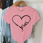 Unisex Fashion Clothing Jesus T Shirts Faith T Shirts God T Shirts Christian Shirts Gifts for Christians Women's Shirt