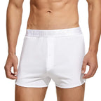 SEOBEAN Cotton Men's Boxer Shorts Loungewear Underwear Loose Fit Underpants Sleepwear Shorts Boxers for Men