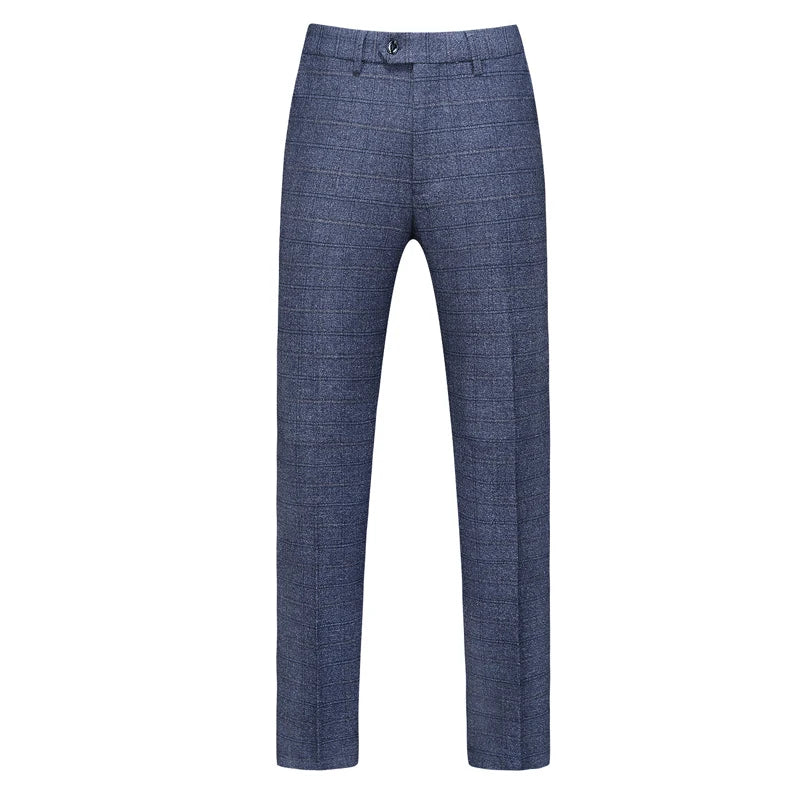 Men's Business Casual Three-Piece Set 2024 Fashion Bridegroom Dress Suit Vest Trousers High Quality