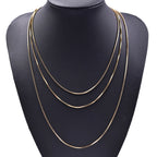 Wholesale 45/50/60/70cm Snake Long Chain Necklace Stainless Steel Necklaces For Women Men Jewelry Neck Chokers Catenina Collana
