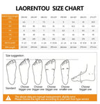LAORENTOU true cowhide breathable perforated leather shoes with pointed tips, British business dress perforated leather sandals