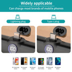 Mini Power Bank 5000mAh Poratable Fast Charge Wireless Type-C/Lightning Plug External Battery Powerbank